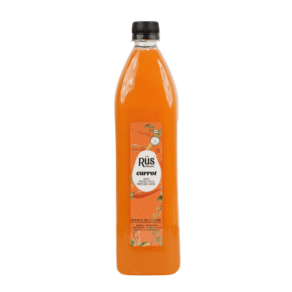 fresh cold pressed carrot juice 1 litre